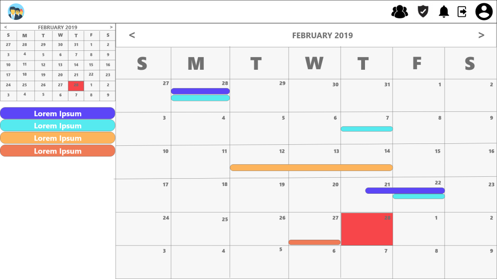 Calendar Team View
