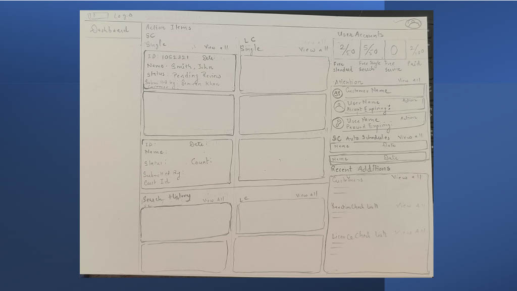 Dashboard option